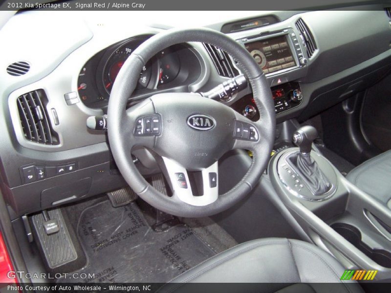 Dashboard of 2012 Sportage EX