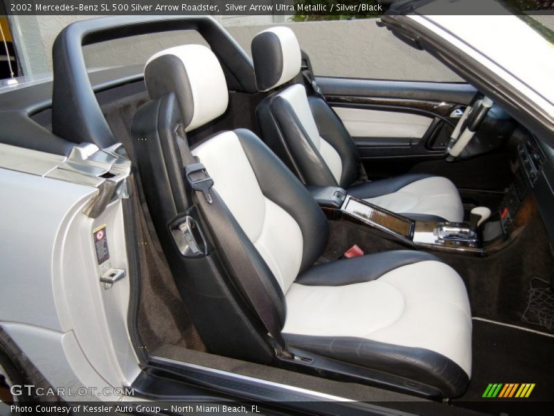  2002 SL 500 Silver Arrow Roadster Silver/Black Interior