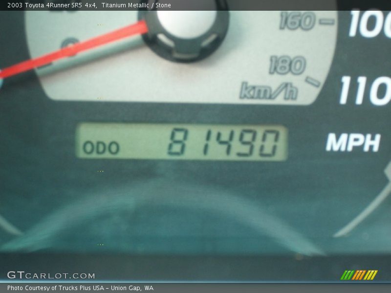 Titanium Metallic / Stone 2003 Toyota 4Runner SR5 4x4