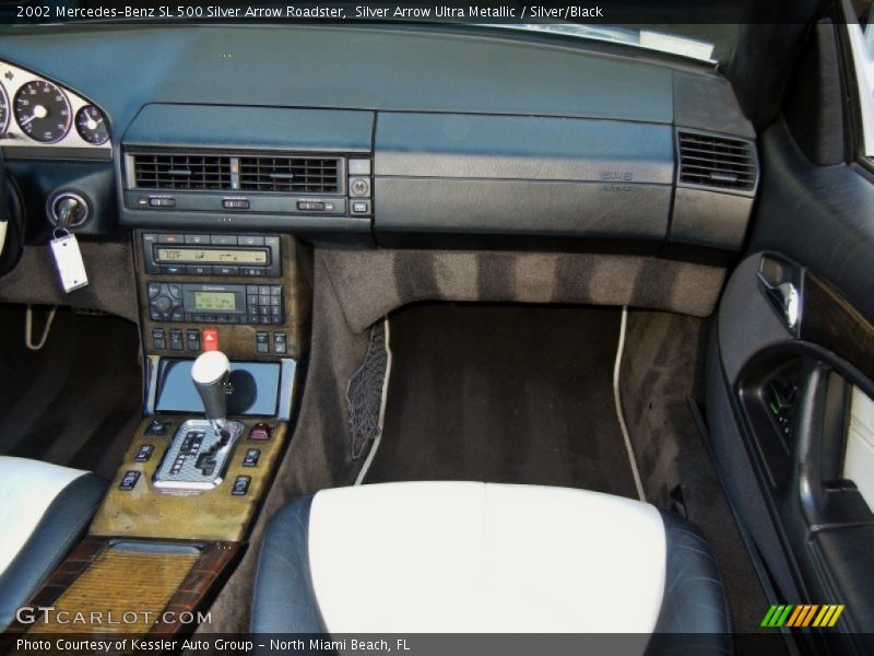 Silver Arrow Ultra Metallic / Silver/Black 2002 Mercedes-Benz SL 500 Silver Arrow Roadster