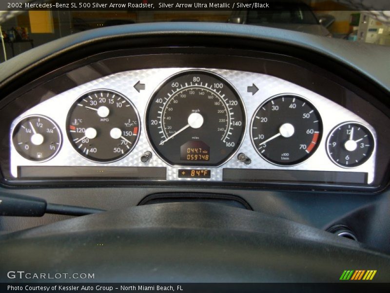  2002 SL 500 Silver Arrow Roadster 500 Silver Arrow Roadster Gauges
