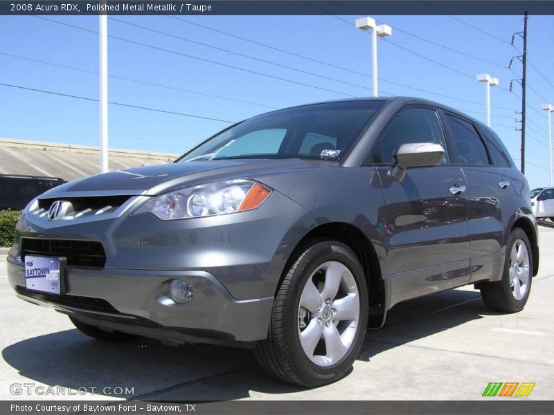 Polished Metal Metallic / Taupe 2008 Acura RDX