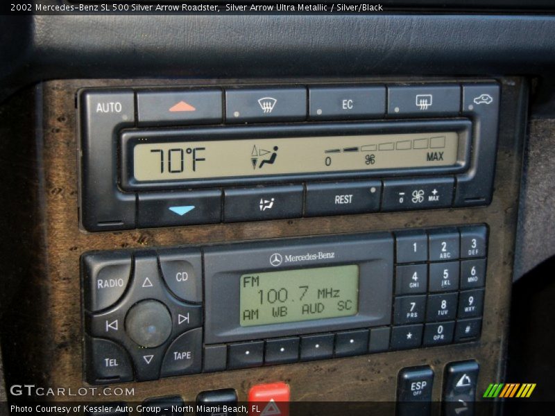 Controls of 2002 SL 500 Silver Arrow Roadster