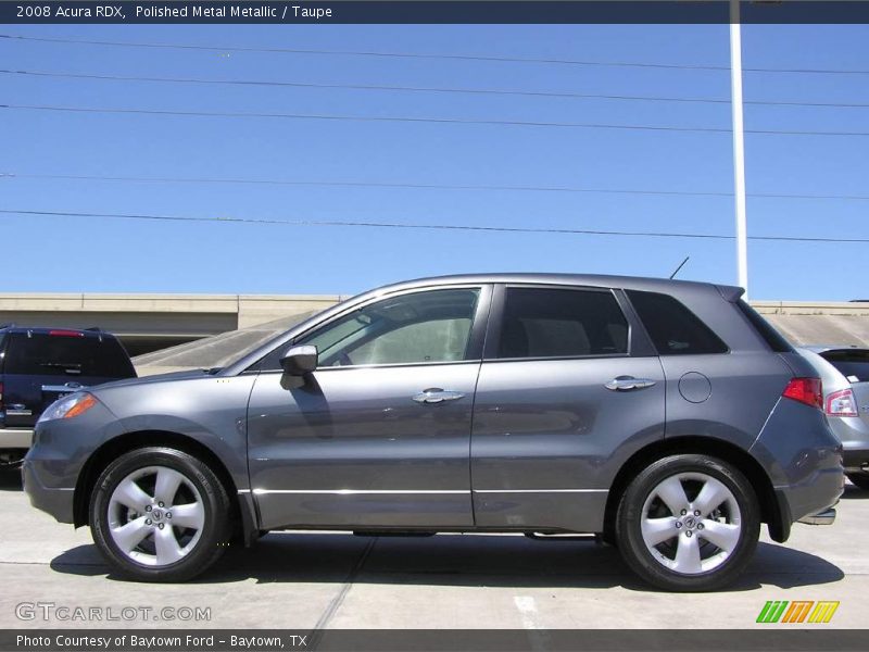 Polished Metal Metallic / Taupe 2008 Acura RDX
