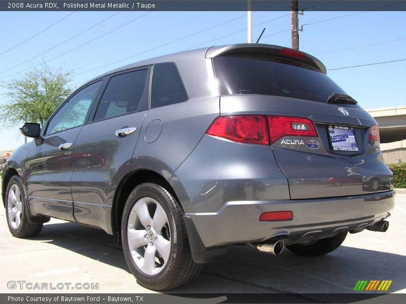 Polished Metal Metallic / Taupe 2008 Acura RDX