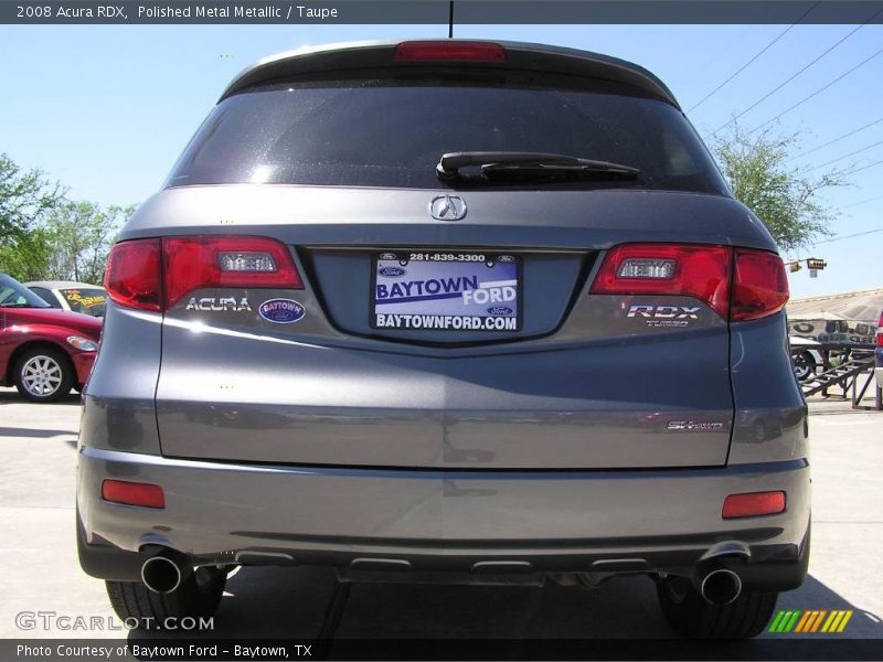 Polished Metal Metallic / Taupe 2008 Acura RDX