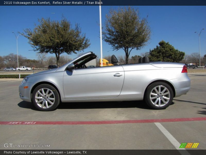 Reflex Silver Metallic / Titan Black 2010 Volkswagen Eos Komfort