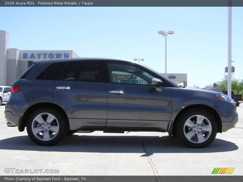 Polished Metal Metallic / Taupe 2008 Acura RDX