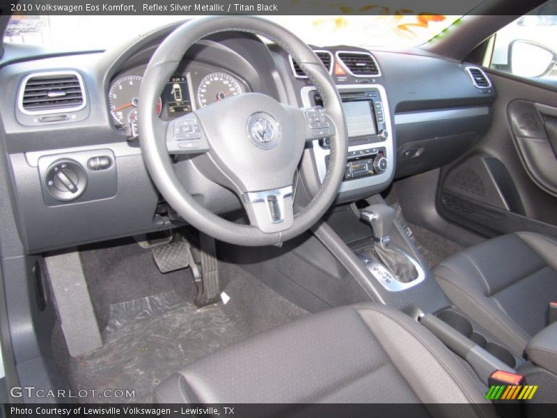Reflex Silver Metallic / Titan Black 2010 Volkswagen Eos Komfort