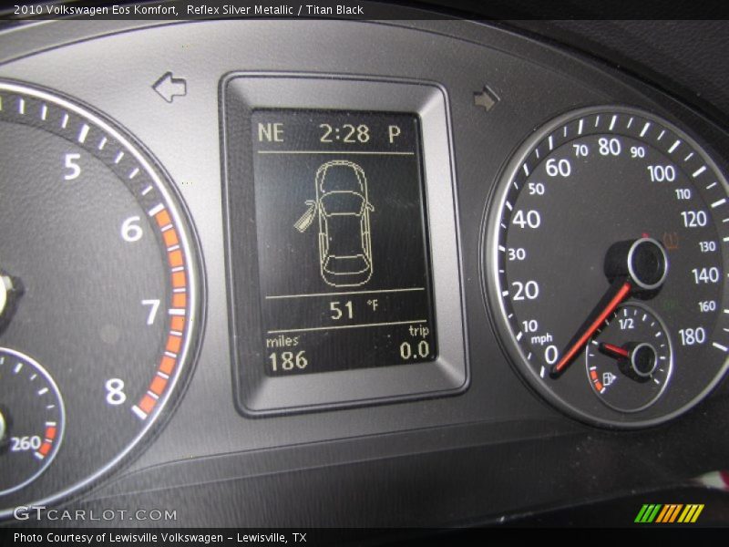 Reflex Silver Metallic / Titan Black 2010 Volkswagen Eos Komfort