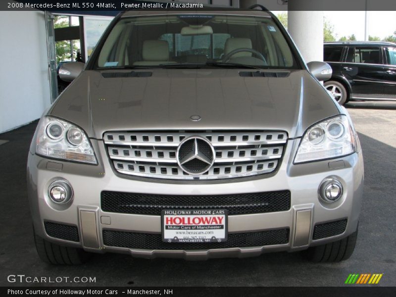 Pewter Metallic / Macadamia 2008 Mercedes-Benz ML 550 4Matic