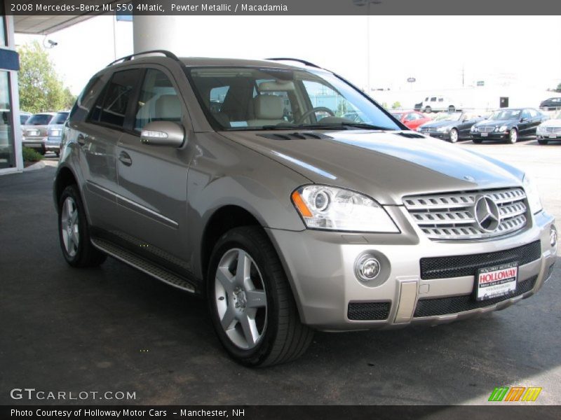 Pewter Metallic / Macadamia 2008 Mercedes-Benz ML 550 4Matic