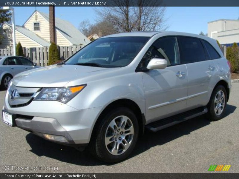 Billet Silver Metallic / Ebony 2008 Acura MDX Technology