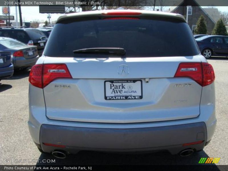 Billet Silver Metallic / Ebony 2008 Acura MDX Technology