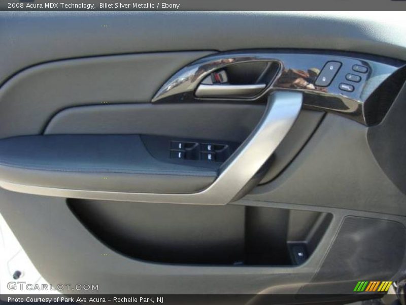 Billet Silver Metallic / Ebony 2008 Acura MDX Technology