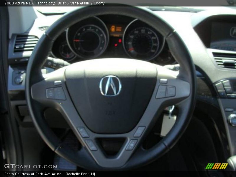 Billet Silver Metallic / Ebony 2008 Acura MDX Technology