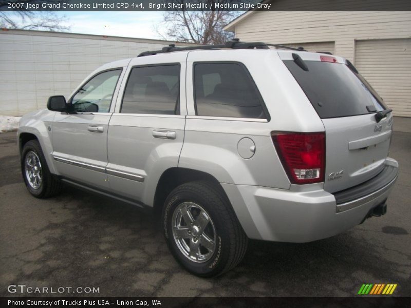 Bright Silver Metallic / Medium Slate Gray 2007 Jeep Grand Cherokee Limited CRD 4x4