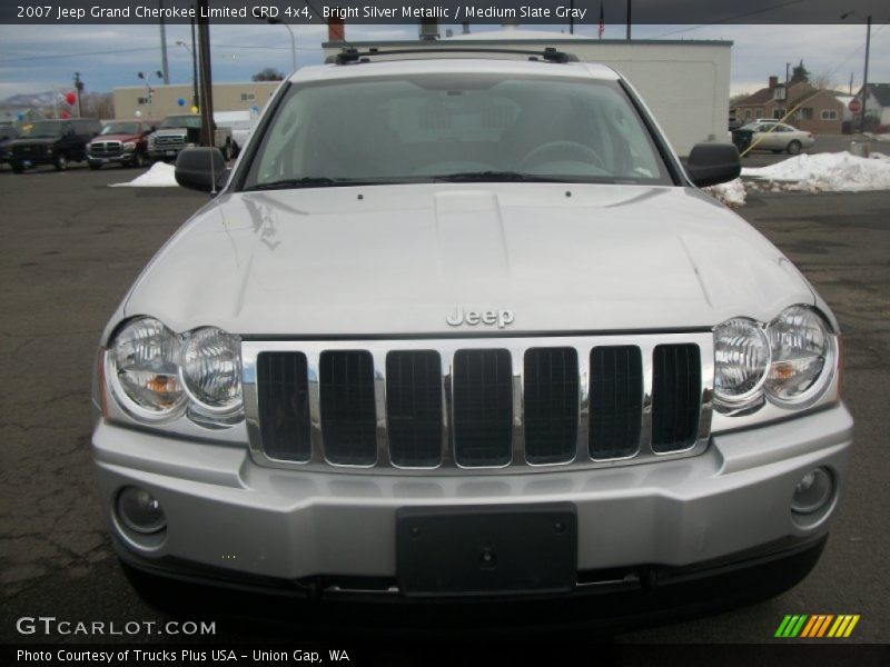 Bright Silver Metallic / Medium Slate Gray 2007 Jeep Grand Cherokee Limited CRD 4x4
