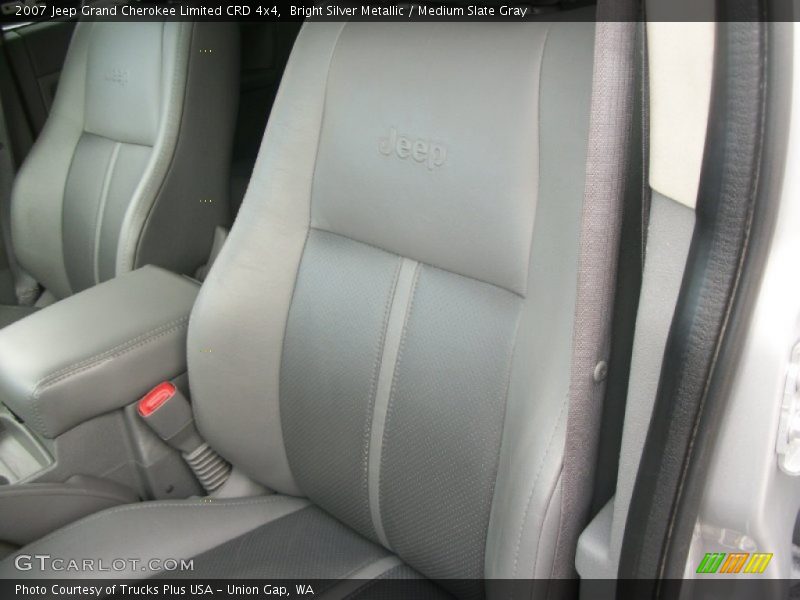 Bright Silver Metallic / Medium Slate Gray 2007 Jeep Grand Cherokee Limited CRD 4x4