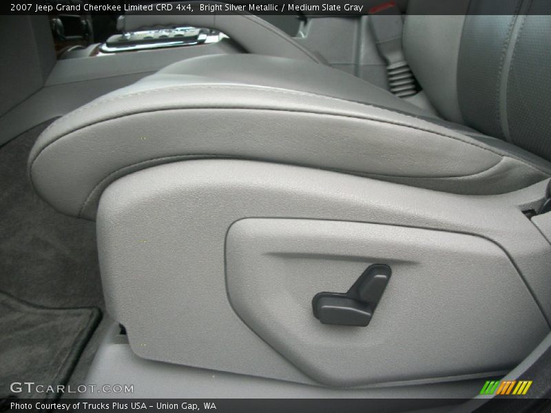 Bright Silver Metallic / Medium Slate Gray 2007 Jeep Grand Cherokee Limited CRD 4x4