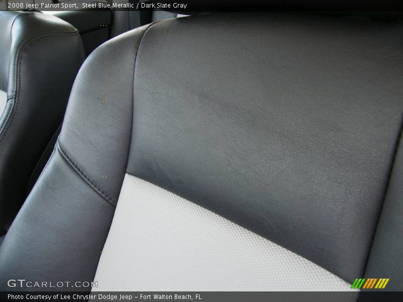 Steel Blue Metallic / Dark Slate Gray 2008 Jeep Patriot Sport