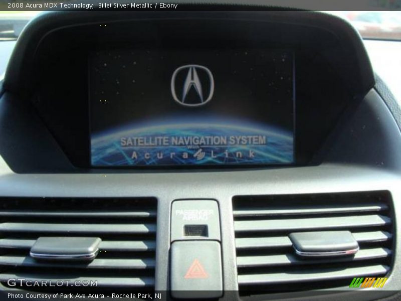 Billet Silver Metallic / Ebony 2008 Acura MDX Technology