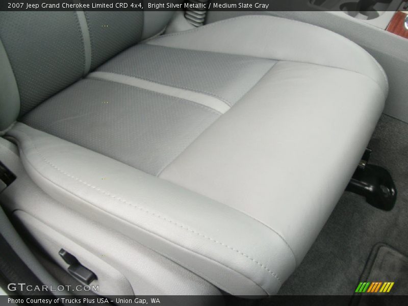 Bright Silver Metallic / Medium Slate Gray 2007 Jeep Grand Cherokee Limited CRD 4x4