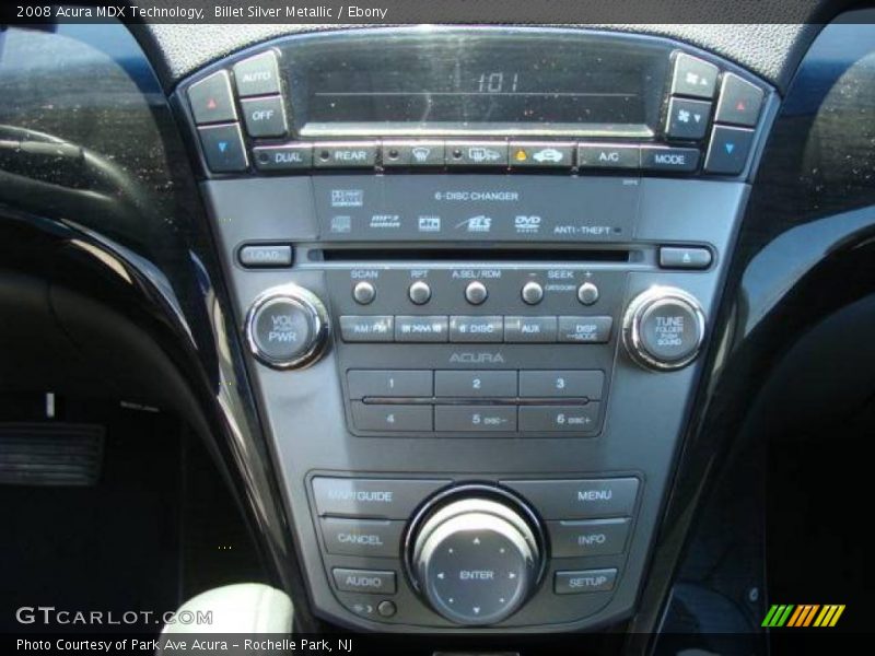 Billet Silver Metallic / Ebony 2008 Acura MDX Technology