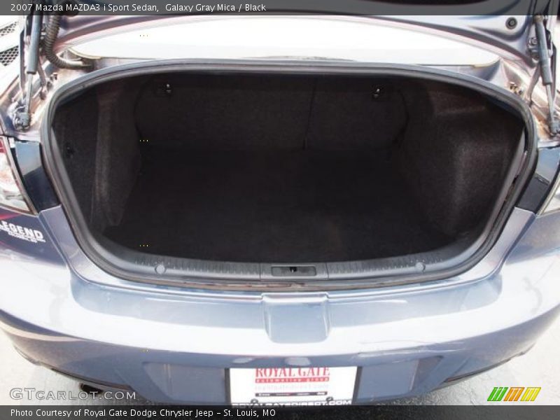 Galaxy Gray Mica / Black 2007 Mazda MAZDA3 i Sport Sedan