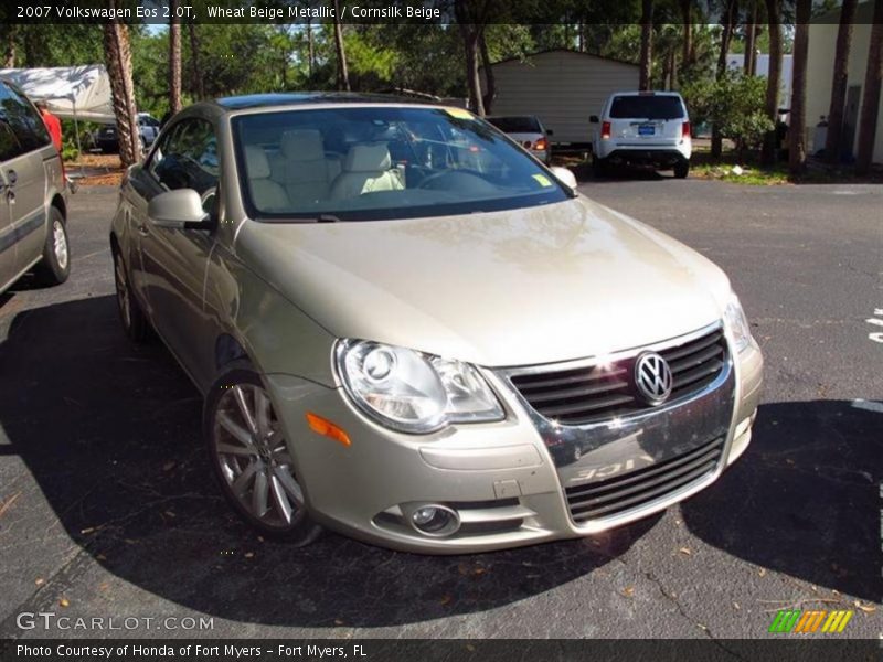 Wheat Beige Metallic / Cornsilk Beige 2007 Volkswagen Eos 2.0T