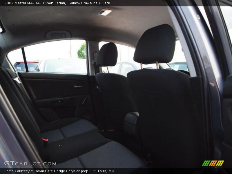 Galaxy Gray Mica / Black 2007 Mazda MAZDA3 i Sport Sedan