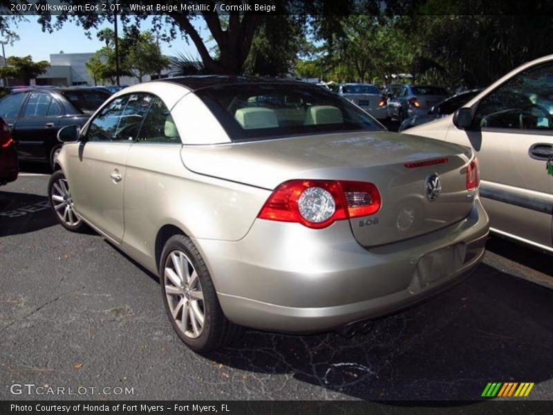 Wheat Beige Metallic / Cornsilk Beige 2007 Volkswagen Eos 2.0T