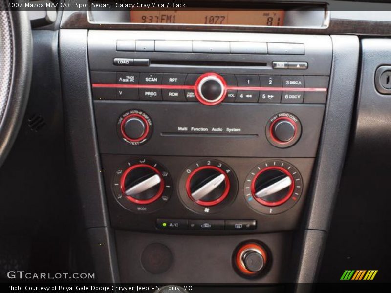 Galaxy Gray Mica / Black 2007 Mazda MAZDA3 i Sport Sedan