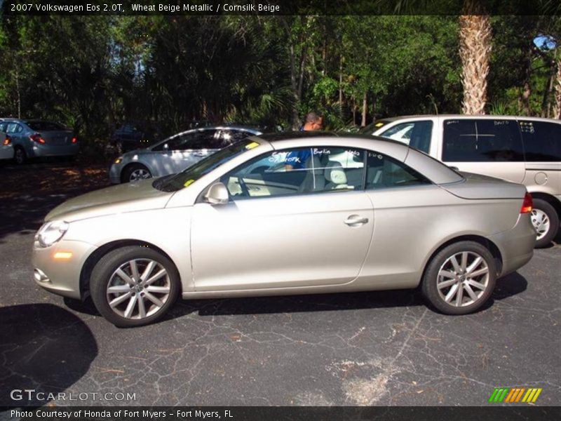 Wheat Beige Metallic / Cornsilk Beige 2007 Volkswagen Eos 2.0T