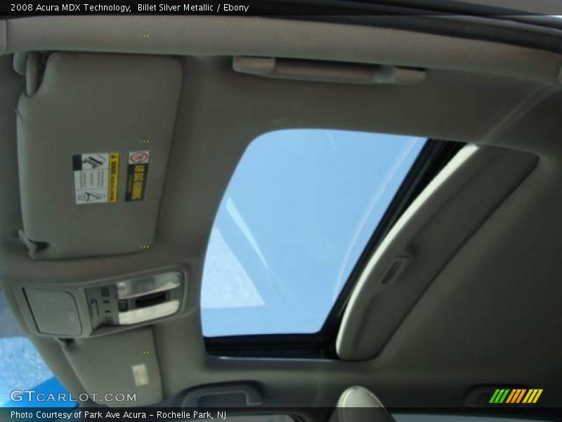 Billet Silver Metallic / Ebony 2008 Acura MDX Technology