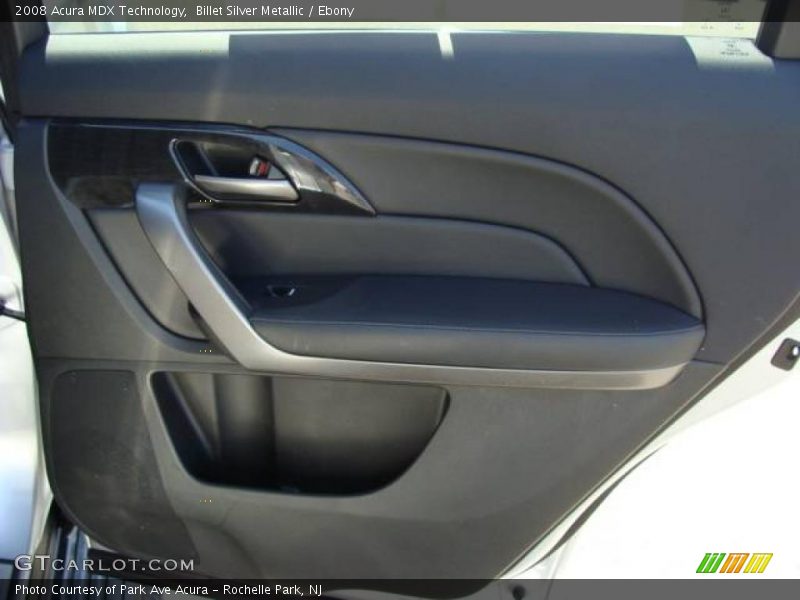 Billet Silver Metallic / Ebony 2008 Acura MDX Technology