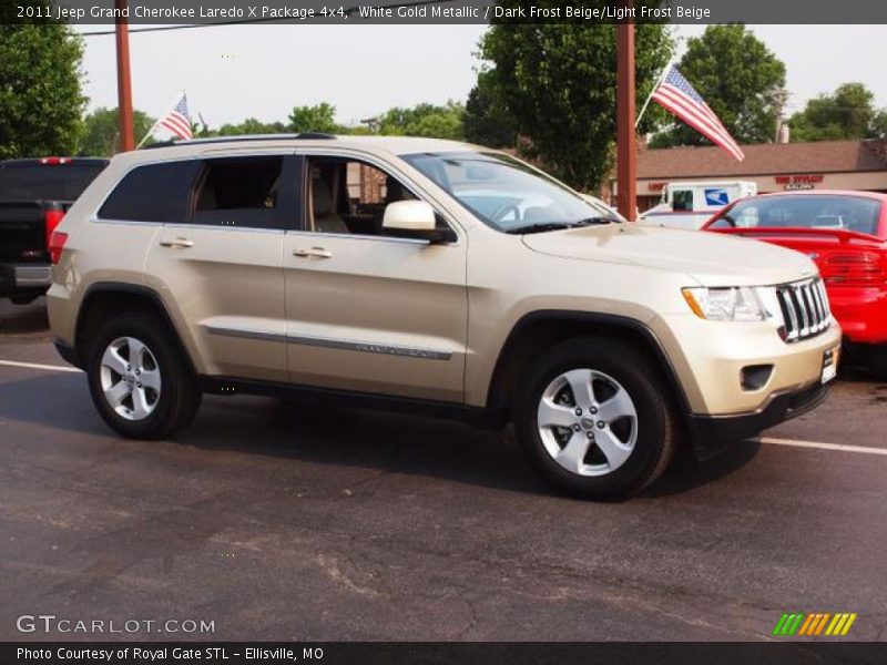  2011 Grand Cherokee Laredo X Package 4x4 White Gold Metallic