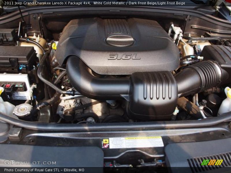  2011 Grand Cherokee Laredo X Package 4x4 Engine - 3.6 Liter DOHC 24-Valve VVT V6