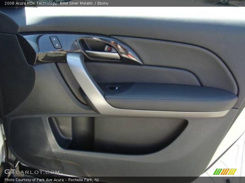 Billet Silver Metallic / Ebony 2008 Acura MDX Technology