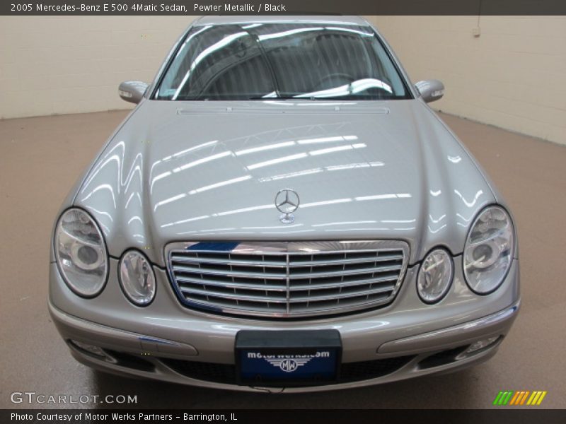 Pewter Metallic / Black 2005 Mercedes-Benz E 500 4Matic Sedan