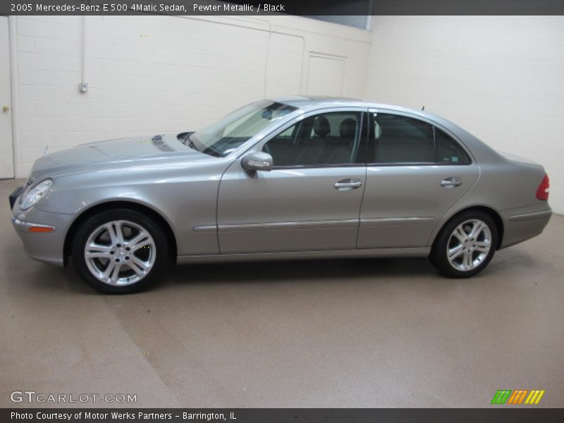 Pewter Metallic / Black 2005 Mercedes-Benz E 500 4Matic Sedan