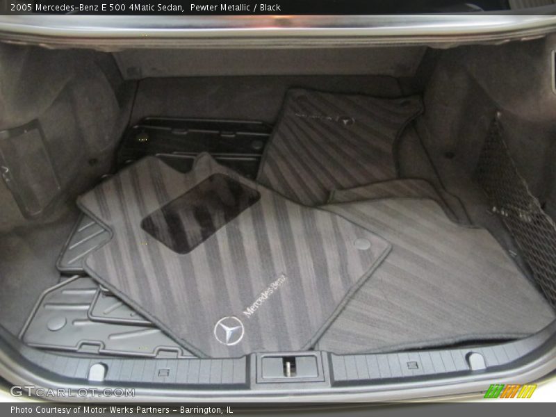 Pewter Metallic / Black 2005 Mercedes-Benz E 500 4Matic Sedan