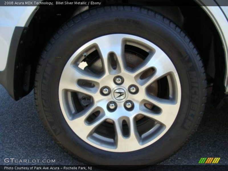 Billet Silver Metallic / Ebony 2008 Acura MDX Technology