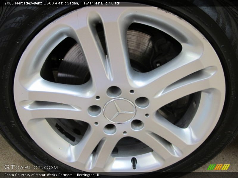 Pewter Metallic / Black 2005 Mercedes-Benz E 500 4Matic Sedan