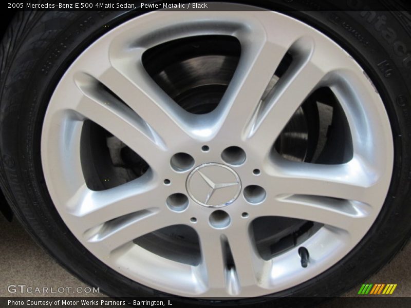 Pewter Metallic / Black 2005 Mercedes-Benz E 500 4Matic Sedan