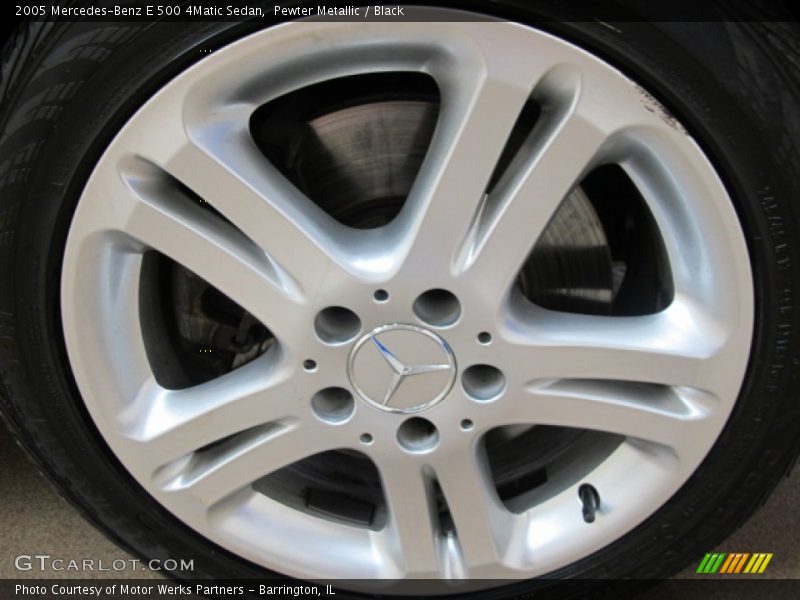 Pewter Metallic / Black 2005 Mercedes-Benz E 500 4Matic Sedan