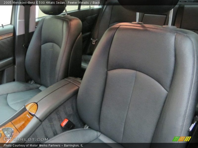 Pewter Metallic / Black 2005 Mercedes-Benz E 500 4Matic Sedan