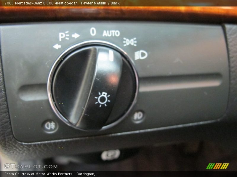 Pewter Metallic / Black 2005 Mercedes-Benz E 500 4Matic Sedan
