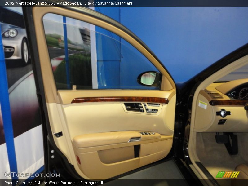 Black / Savanna/Cashmere 2009 Mercedes-Benz S 550 4Matic Sedan