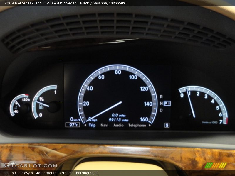 Black / Savanna/Cashmere 2009 Mercedes-Benz S 550 4Matic Sedan